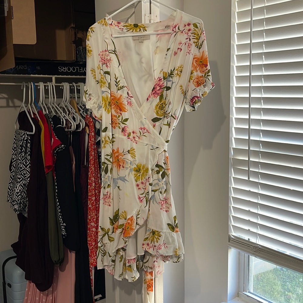 COPY - Floral Loft Wrap Dress